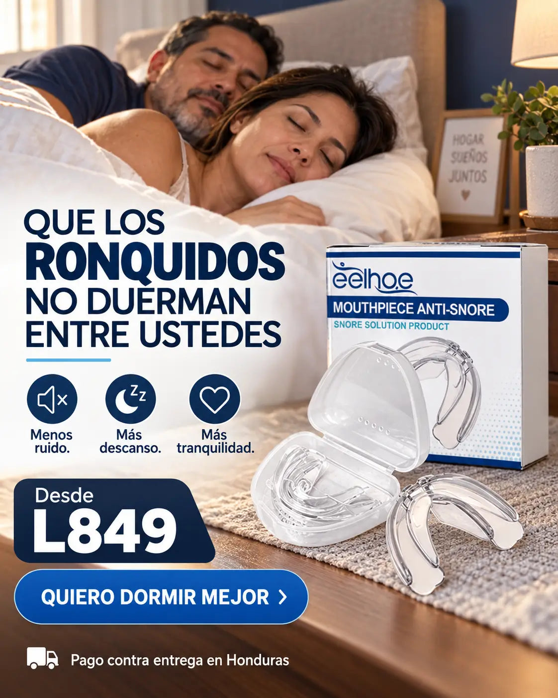Duerme Mejor desde la Primera Noche | Placa Anti Ronquidos y Bruxismo