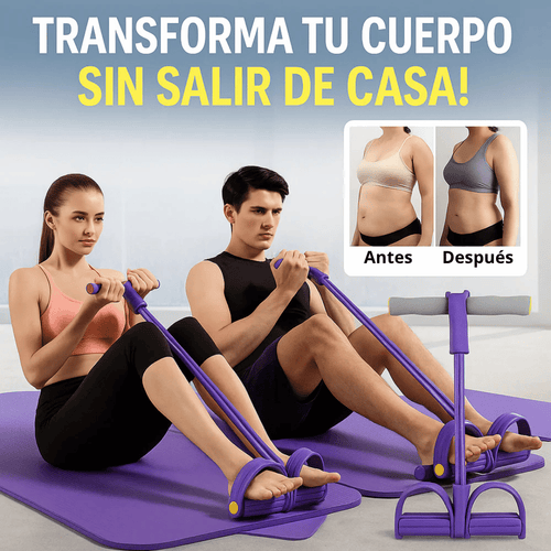 BANDA DE EJERCICIOS CON PEDAL | MEJORA TU CUERPO DESDE CASA